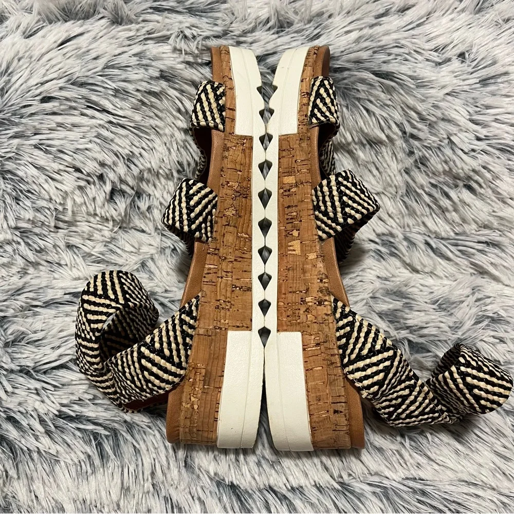 CATHERINE MALANDRINO DAVINA WEDGE SANDALS SIZE 7